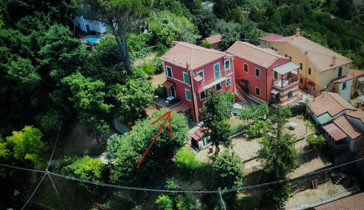 La Casa Rossa Arcola Con Vista Villa Ngoại thất bức ảnh