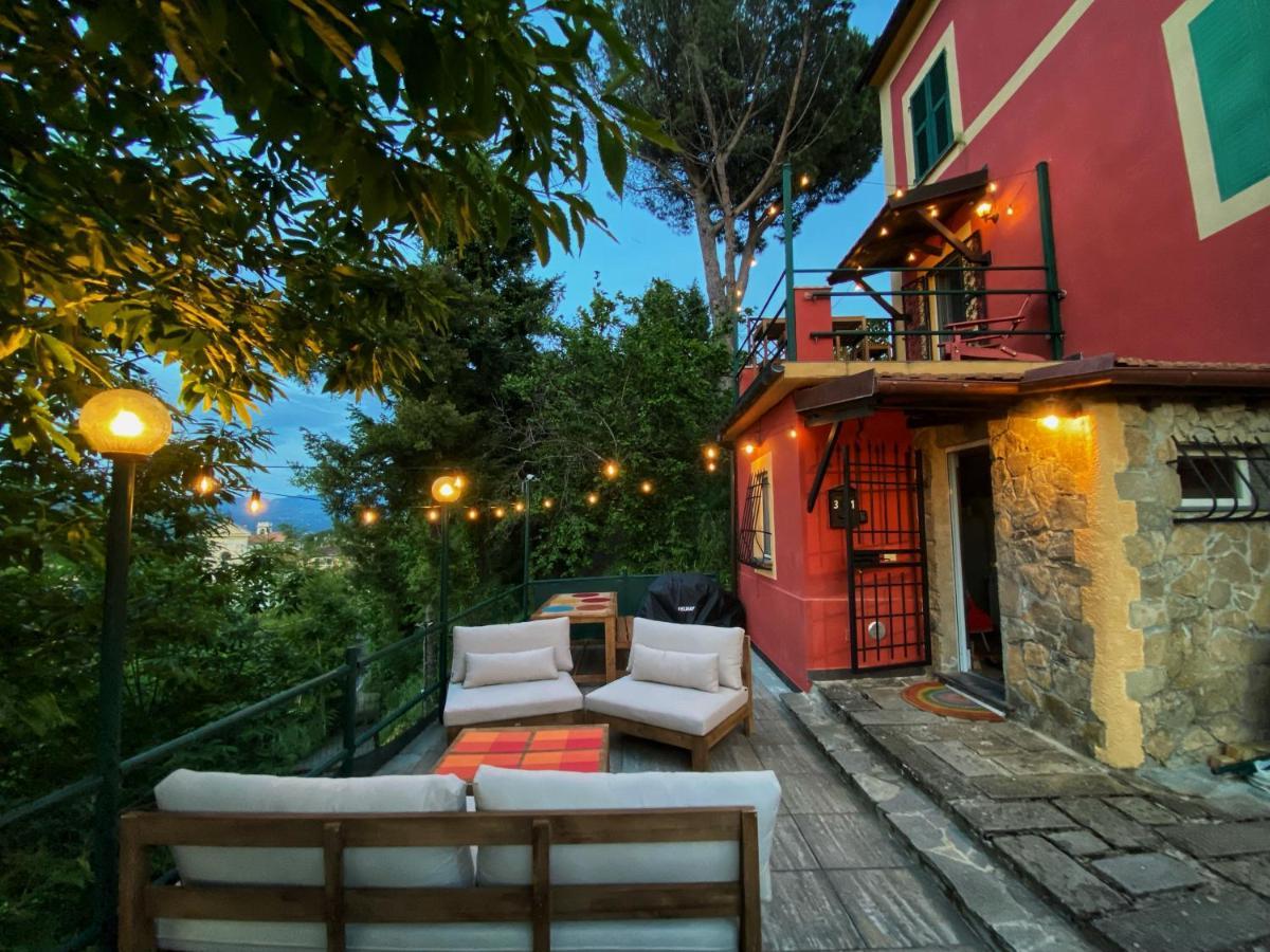 La Casa Rossa Arcola Con Vista Villa Ngoại thất bức ảnh