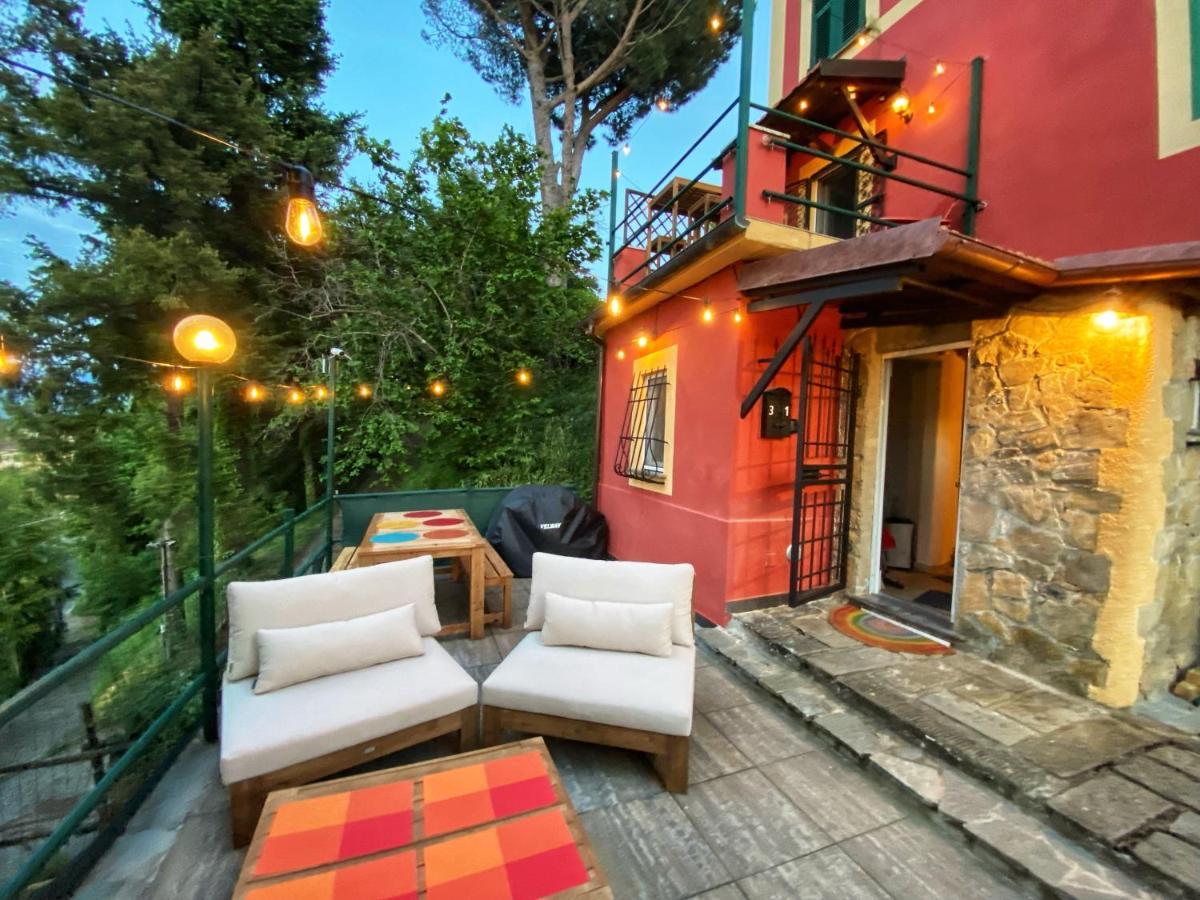 La Casa Rossa Arcola Con Vista Villa Ngoại thất bức ảnh